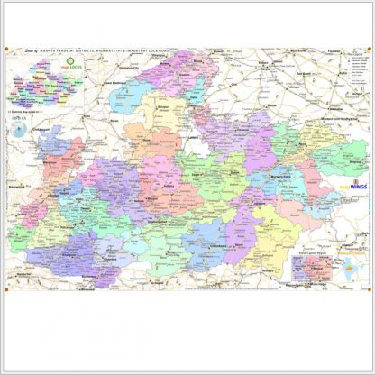 Routes & Business Coverage Map Set (2-Pack) | 18 x 12 in. Paper Maps ...